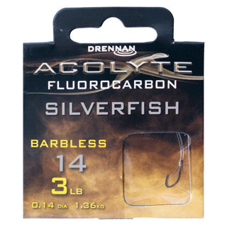 Drennan Acolyte Silverfish Hooks to Fluorocarbon-3