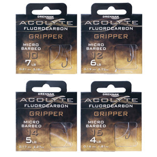 Drennan Acolyte Gripper Hooks to Fluorocarbon
