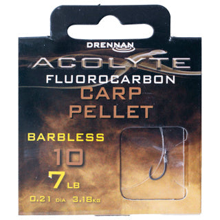 Drennan Acolyte Carp Pellet Hooks to Fluorocarbon-1