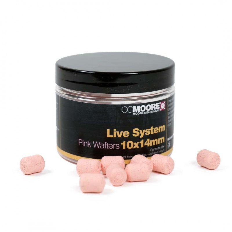 CC Moore Live System Pink Dumbell Wafters 10x14mm-1