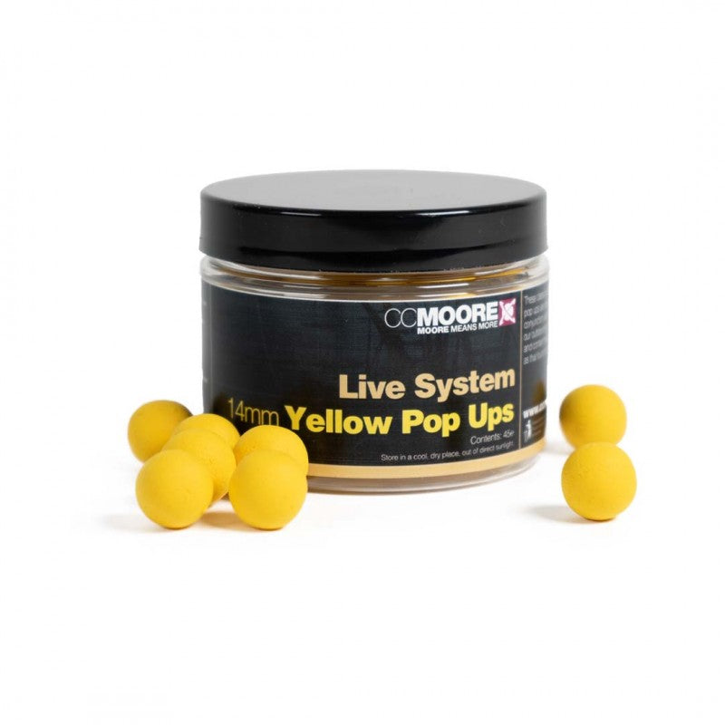CC Moore Live System Yellow Pop Ups 14mm-1