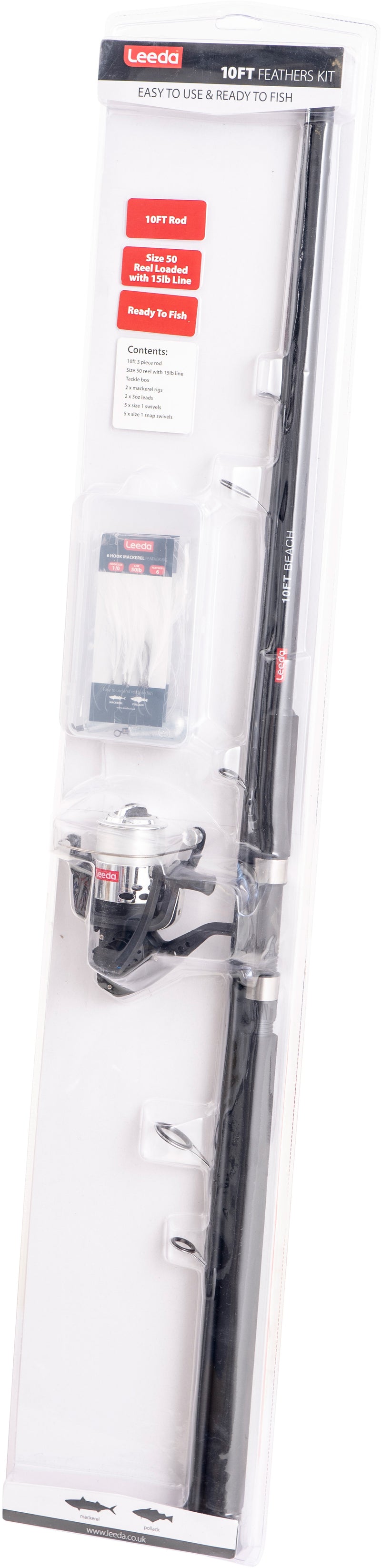 Load image into Gallery viewer, Leeda 10ft Feathers Fishing Kit
