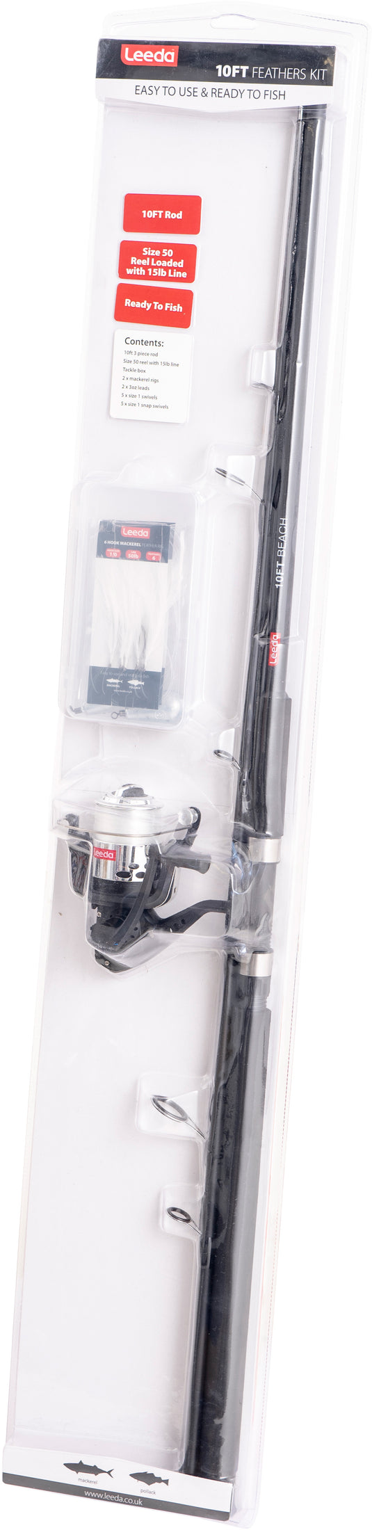 Leeda 10ft Feathers Fishing Kit