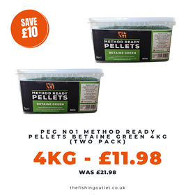 PEG No1 Method Ready Pellets Betaine Green 4kg (Two Pack)