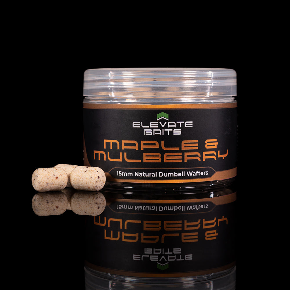 Elevate Baits Maple and Mulberry Dumbell Wafters-1
