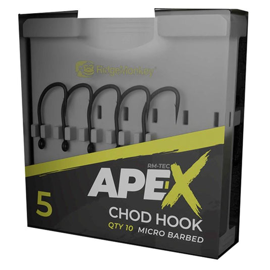 RidgeMonkey Ape-X Chod Hooks - Size 8