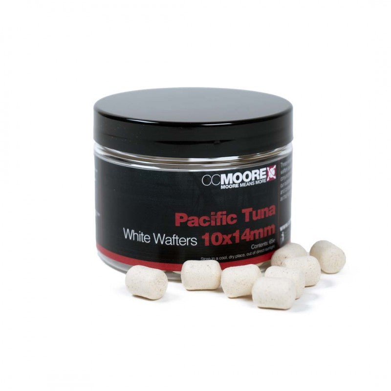 CC Moore Pacific Tuna White Dumbell Wafters 10x14mm-1