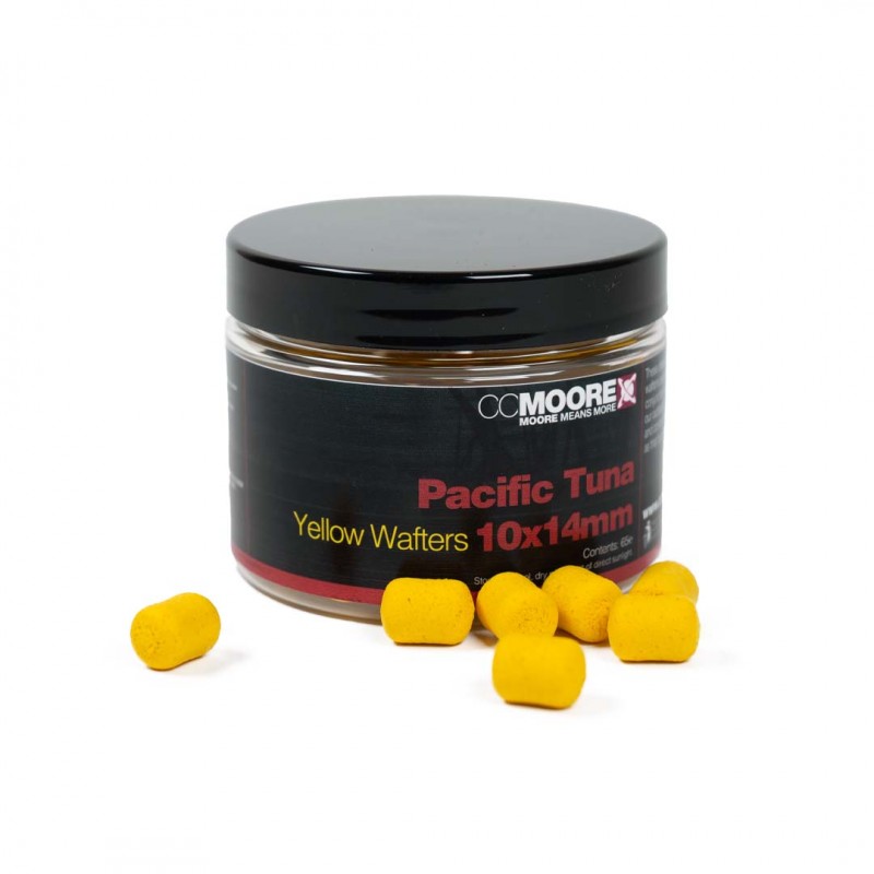 CC Moore Pacific Tuna Yellow Dumbell Wafters 10x14mm-1
