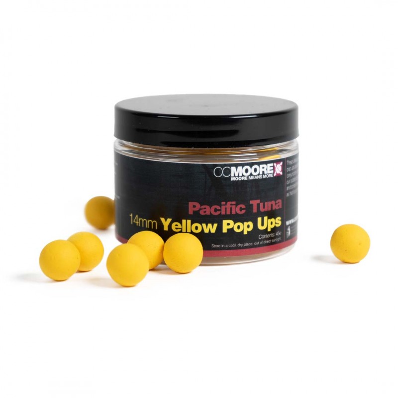 CC Moore Pacific Tuna Yellow Pop Ups - 14mm-1