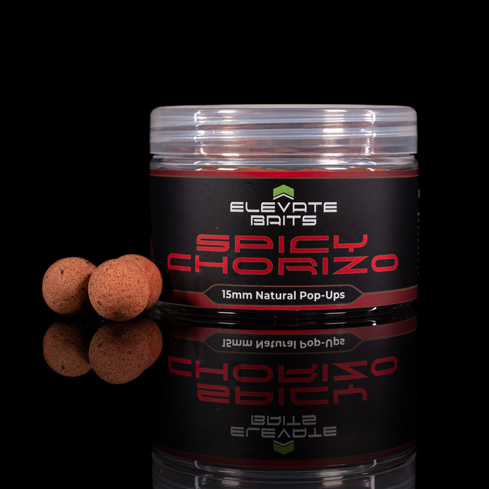 Elevate Baits Spicy Chorizo Natural Popups-1