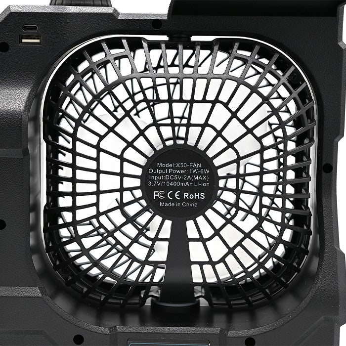 Load image into Gallery viewer, Wolf VOLTAIR Fishing Portable Fan &amp; Powerbank
